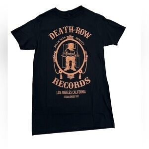 NWT Death Row Records Mirror Chair Logo Tee